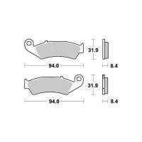 Brzdové destičky VESRAH VD139/2